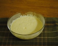 Gelatina com creme de leite