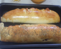 Pão de liquidificador recheado