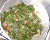 Couve refogado à Evina