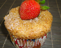 Muffins ou bolo de maçã sem ovos