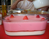 Creme de leite condensado com gelatina