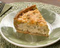 Torta de palmito com requeijão