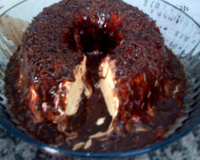 Sorvete pudim cremoso