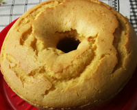 Bolo de fubá de liquidificador super fofo