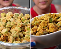 Petisco de quiabo crocante: receita fácil na airfryer que conquista até quem torce o nariz