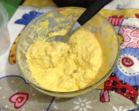 Patê de frango e milho