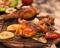 Frango ao forno com alecrim