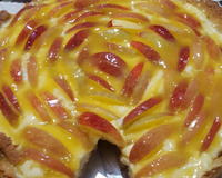 Torta de Maça e Morango