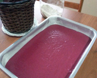 Bolo de beterraba integral