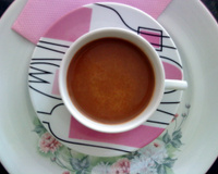 Chocolate quente saboroso