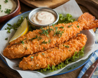Eu fiz errado a vida inteira e não sabia: como empanar o peixe para ficar crocante e delicioso