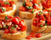 Bruschetta na airfryer