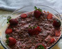 Torta de bolacha de morango