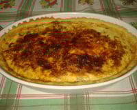 Quiche de ricota com requeijão