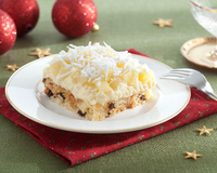 Pavê de abacaxi, coco e doce de leite