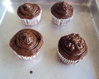 Cupcake de brigadeiro
