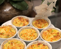 Souflé de legumes delicioso