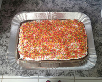 Bolo barril de confete