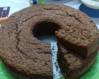 Bolo diet de banana, sem farinha e sem açúcar