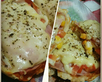 Pizza de pão francês