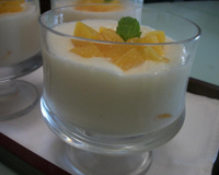 Espuma de pêssego