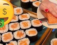 Como eu transformei 63 reais de salmão em 200 reais de sushi