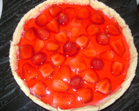 Torta de morango da Aline