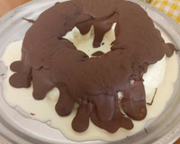 Picolé de leite em pó e chocolate