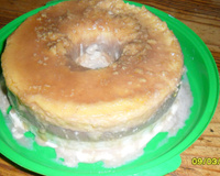 Pudim de sorvete delicioso da mamãe