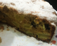 Bolo de maçã com farinha láctea