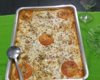 Torta cremosa de frango de liquidificador