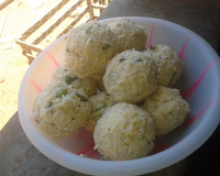 Bolinho de arroz simples da Valéria