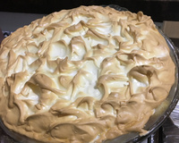 Delícia de banana com suspiro