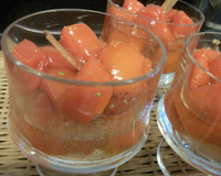 Doce de abóbora em pedaços