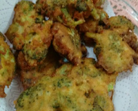 Bolinho de talo de brócolis