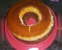 Bolo pudim de chocolate