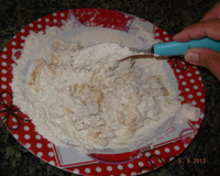 Bolinho de banana de frigideira