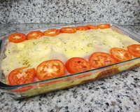 Lanche de forno de pão fatiado