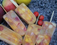 Picolé salada de frutas