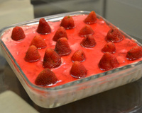 Pavê de morango fácil