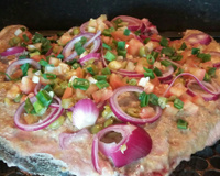 Pacu na churrasqueira