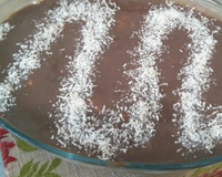 Pavê de chocolate com coco