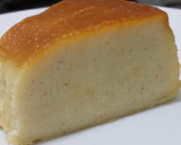 Pudim de pão canelado