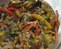 Antepasto de berinjela assada