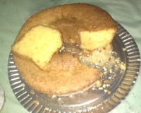 Bolo de farinha de milho delícia
