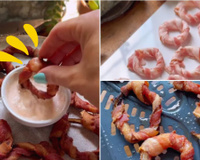 Anéis de cebola com bacon e SEM FARINHA: receita low carb na airfryer que todo mundo vai amar