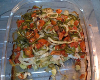 Filé de tilápia com batata doce