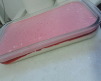 Espumone de gelatina de morango