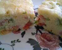 Torta de vagem/presunto e queijo do Lúcio Cezar