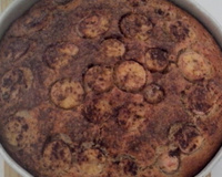 Bolo saudável de aveia com banana